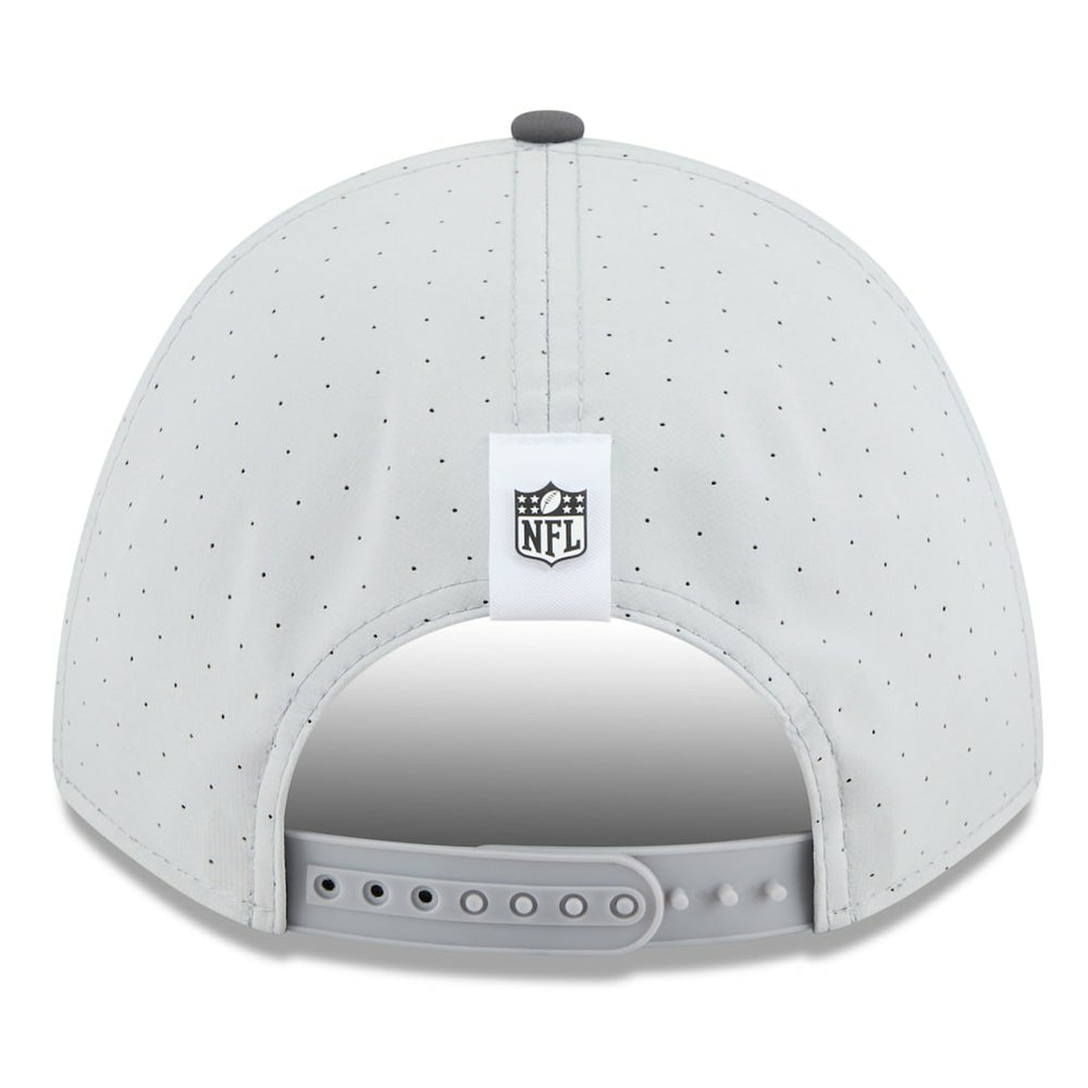 Las Vegas Raiders New Era 2025 NFL Training Camp A-Frame 9FORTY Adjustable Hat Gray/Graphite - NFL