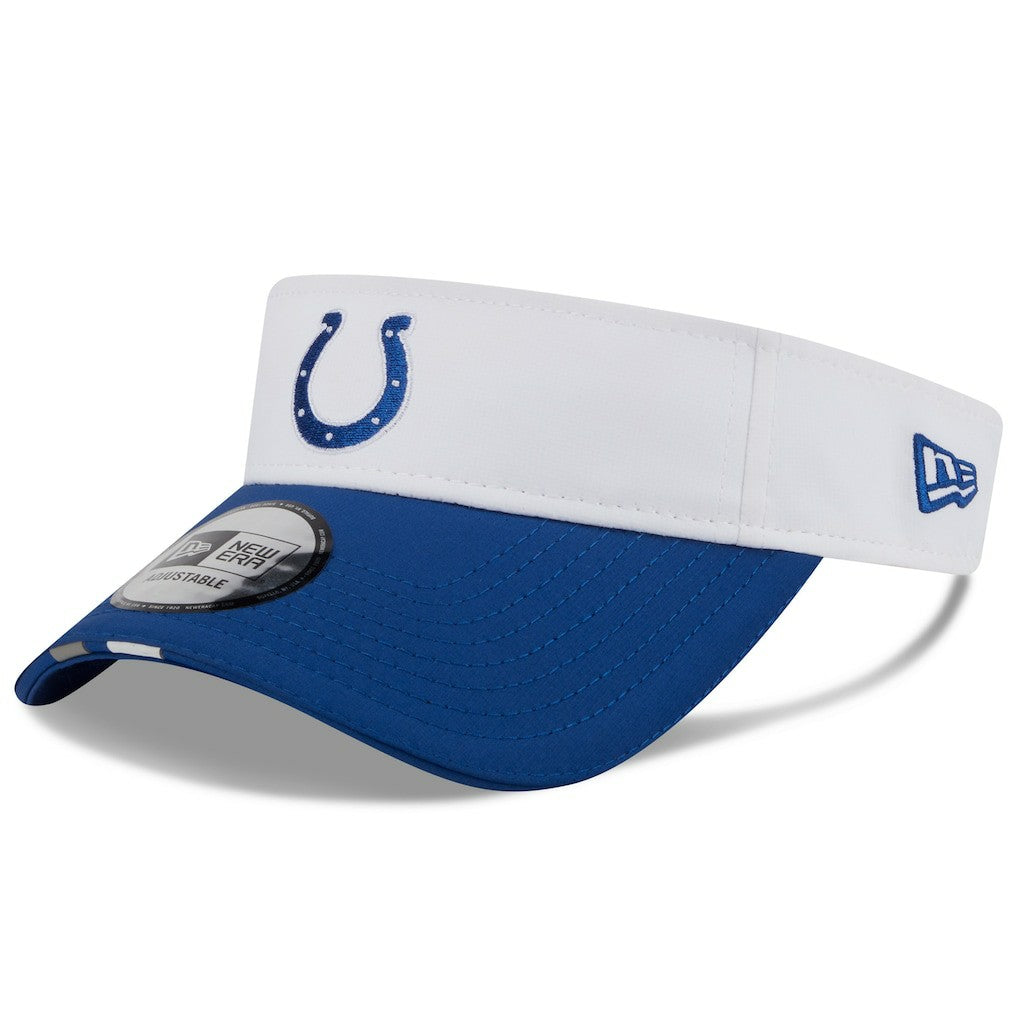 Indianapolis Colts New Era 2025 NFL Training Camp Adjustable Visor White/Royal - NFL