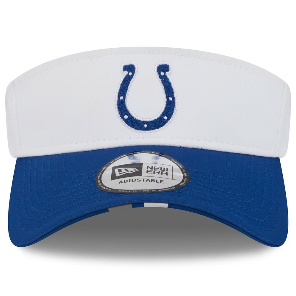 Indianapolis Colts New Era 2025 NFL Training Camp Adjustable Visor White/Royal - NFL