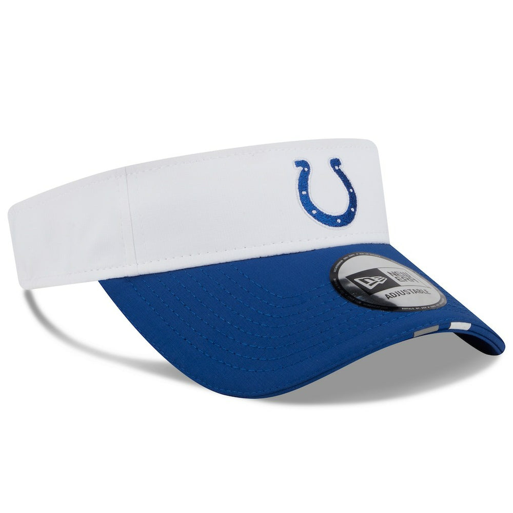 Indianapolis Colts New Era 2025 NFL Training Camp Adjustable Visor White/Royal - NFL
