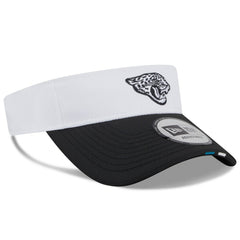 Jacksonville Jaguars New Era 2025 NFL Training Camp Adjustable Visor White/Black - NFL