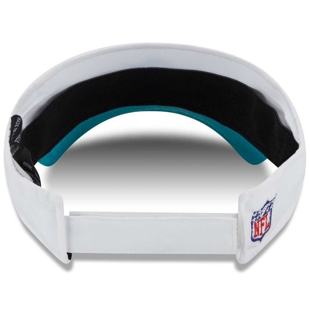 Miami Dolphins New Era 2025 NFL Training Camp Adjustable Visor White/Aqua - NFL
