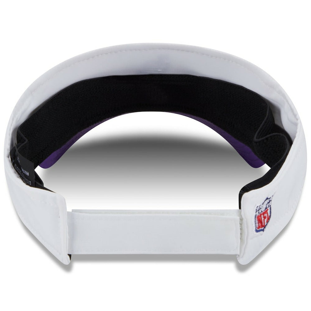 Minnesota Vikings New Era 2025 NFL Training Camp Adjustable Visor White/Purple - NFL