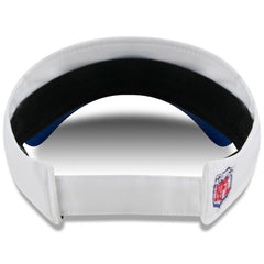 New York Giants New Era 2025 NFL Training Camp Adjustable Visor White/Royal - NFL
