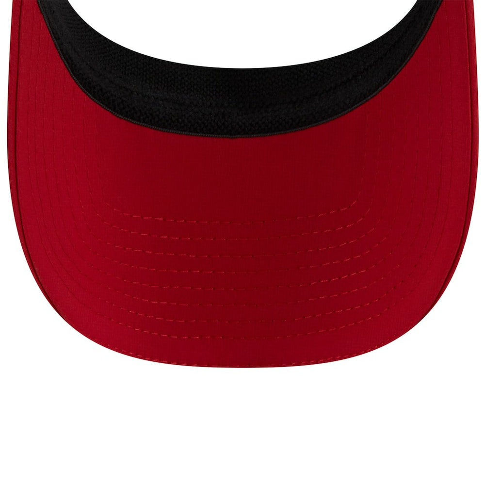 San Francisco 49ers New Era 2025 NFL Training Camp Adjustable Visor White/Scarlet - NFL