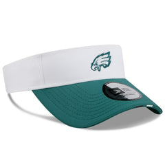 Philadelphia Eagles New Era 2025 NFL Training Camp Adjustable Visor White/Midnight Green - NFL