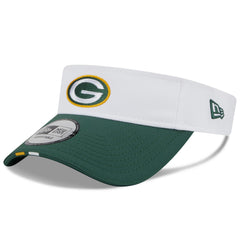 Green Bay Packers New Era 2025 NFL Training Camp Adjustable Visor White/Green - NFL
