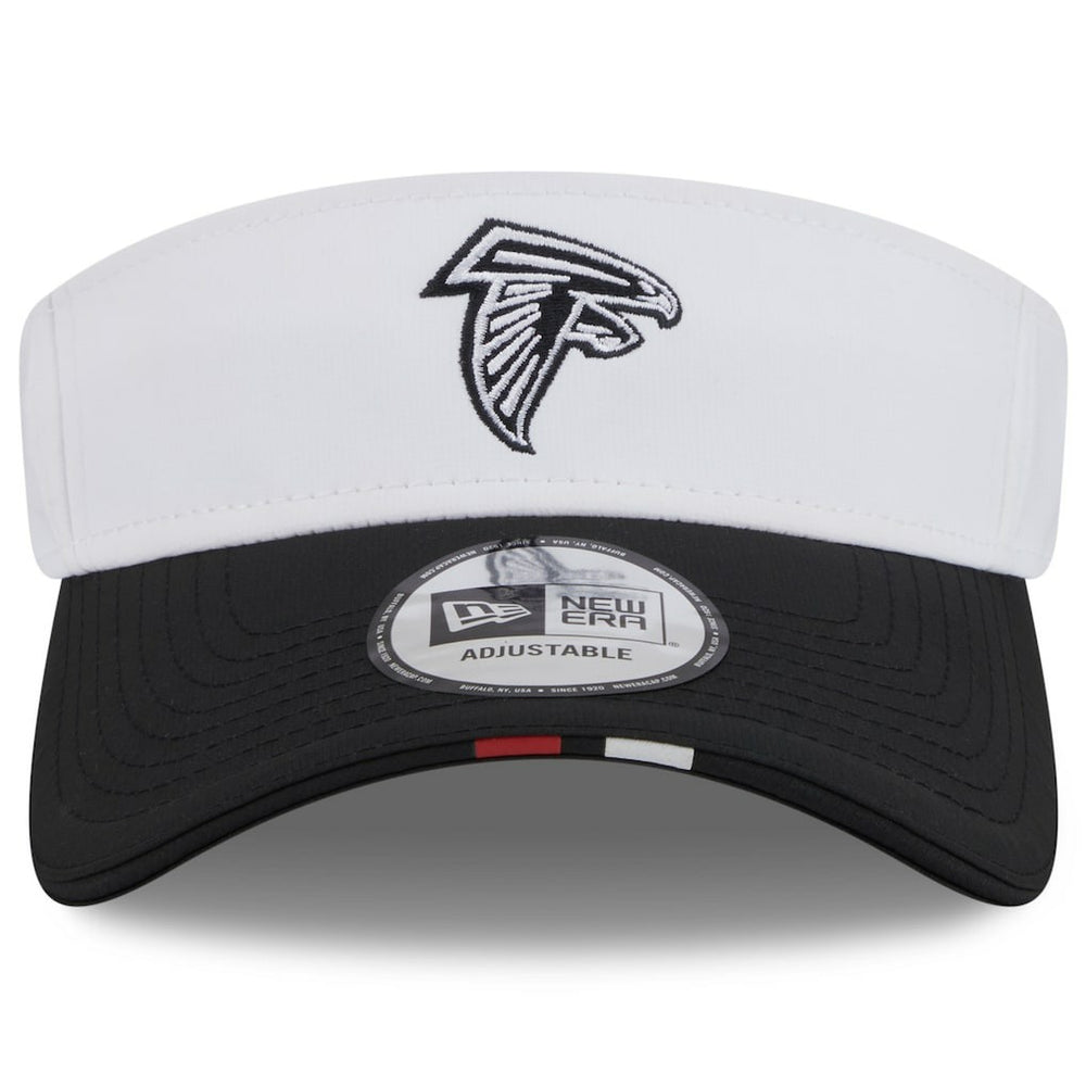 Atlanta Falcons New Era 2025 NFL Training Camp Adjustable Visor White/Black - NFL