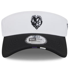 Baltimore Ravens New Era 2025 NFL Training Camp Adjustable Visor White/Black - NFL