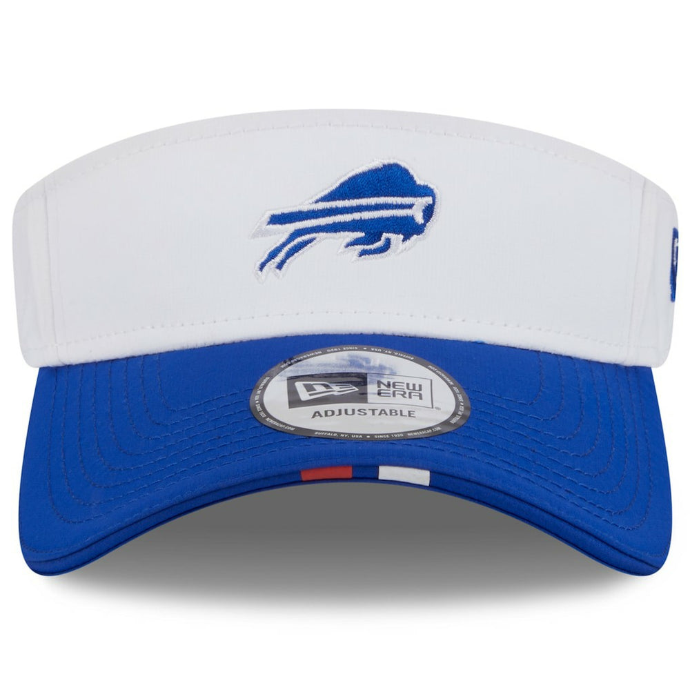 Buffalo Bills New Era 2025 NFL Training Camp Adjustable Visor White/Royal - NFL