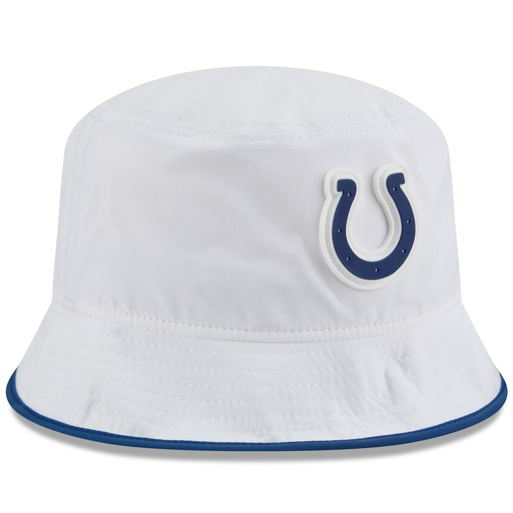 Indianapolis Colts New Era 2025 NFL Training Camp Stretch Bucket Hat White - NFL