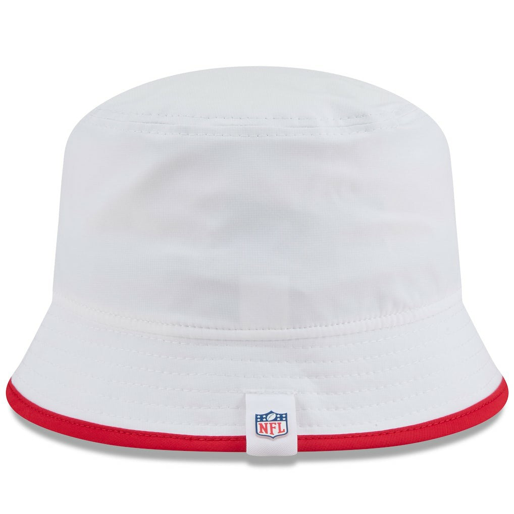 Kansas City Chiefs New Era 2025 NFL Training Camp Stretch Bucket Hat White - NFL