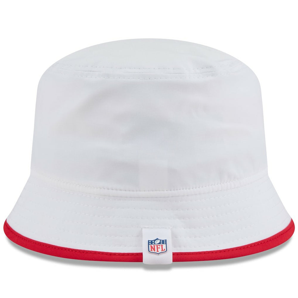 Kansas City Chiefs New Era 2025 NFL Training Camp Stretch Bucket Hat White - NFL