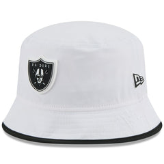 Las Vegas Raiders New Era 2025 NFL Training Camp Stretch Bucket Hat White - NFL