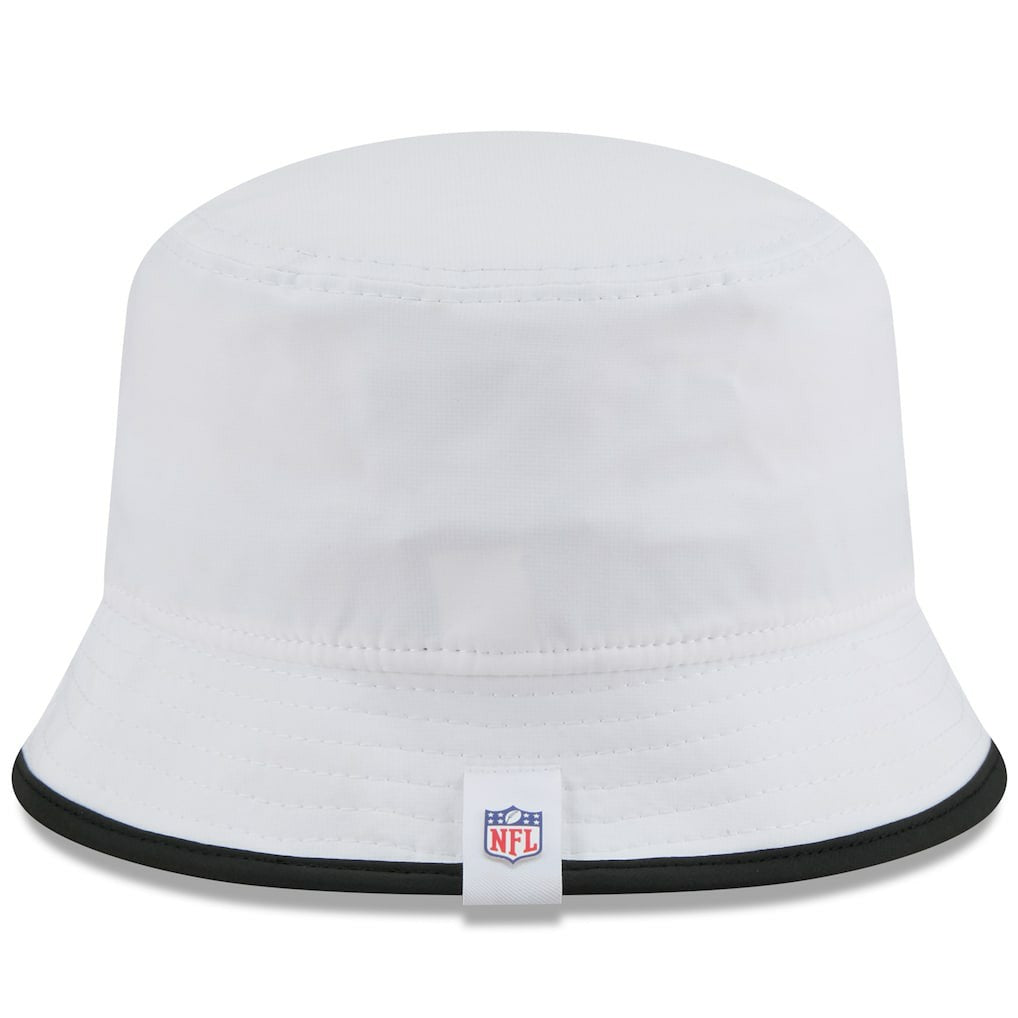 Las Vegas Raiders New Era 2025 NFL Training Camp Stretch Bucket Hat White - NFL