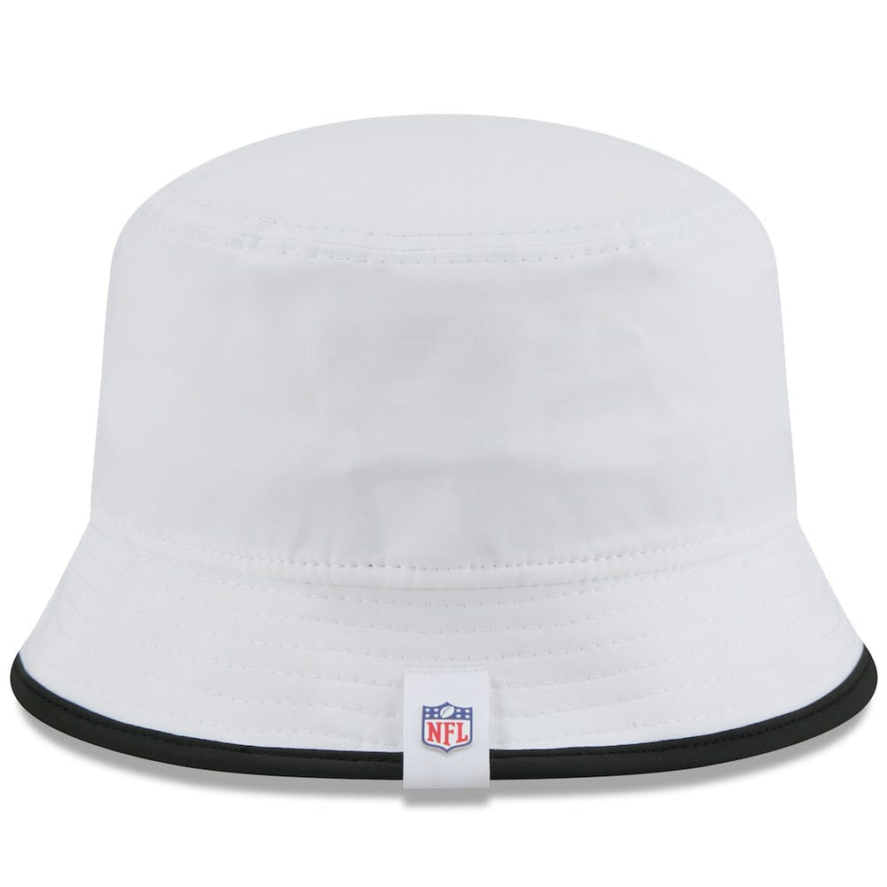 Las Vegas Raiders New Era 2025 NFL Training Camp Stretch Bucket Hat White - NFL