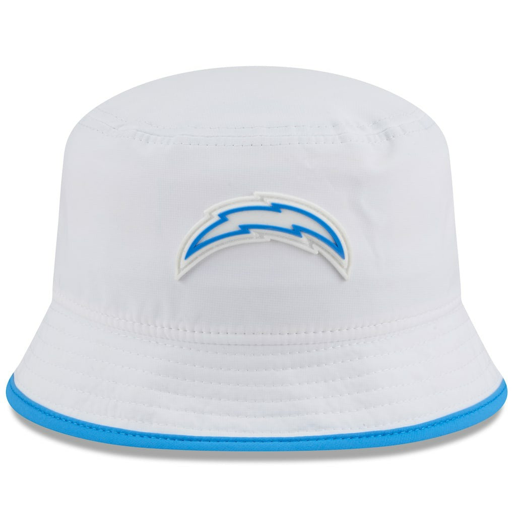 Los Angeles Chargers New Era 2025 NFL Training Camp Stretch Bucket Hat White - NFL