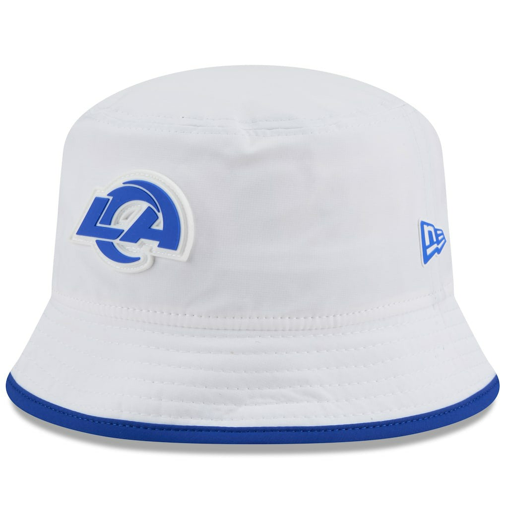 Los Angeles Rams New Era 2025 NFL Training Camp Stretch Bucket Hat White - NFL