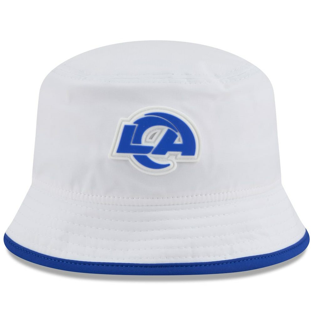 Los Angeles Rams New Era 2025 NFL Training Camp Stretch Bucket Hat White - NFL