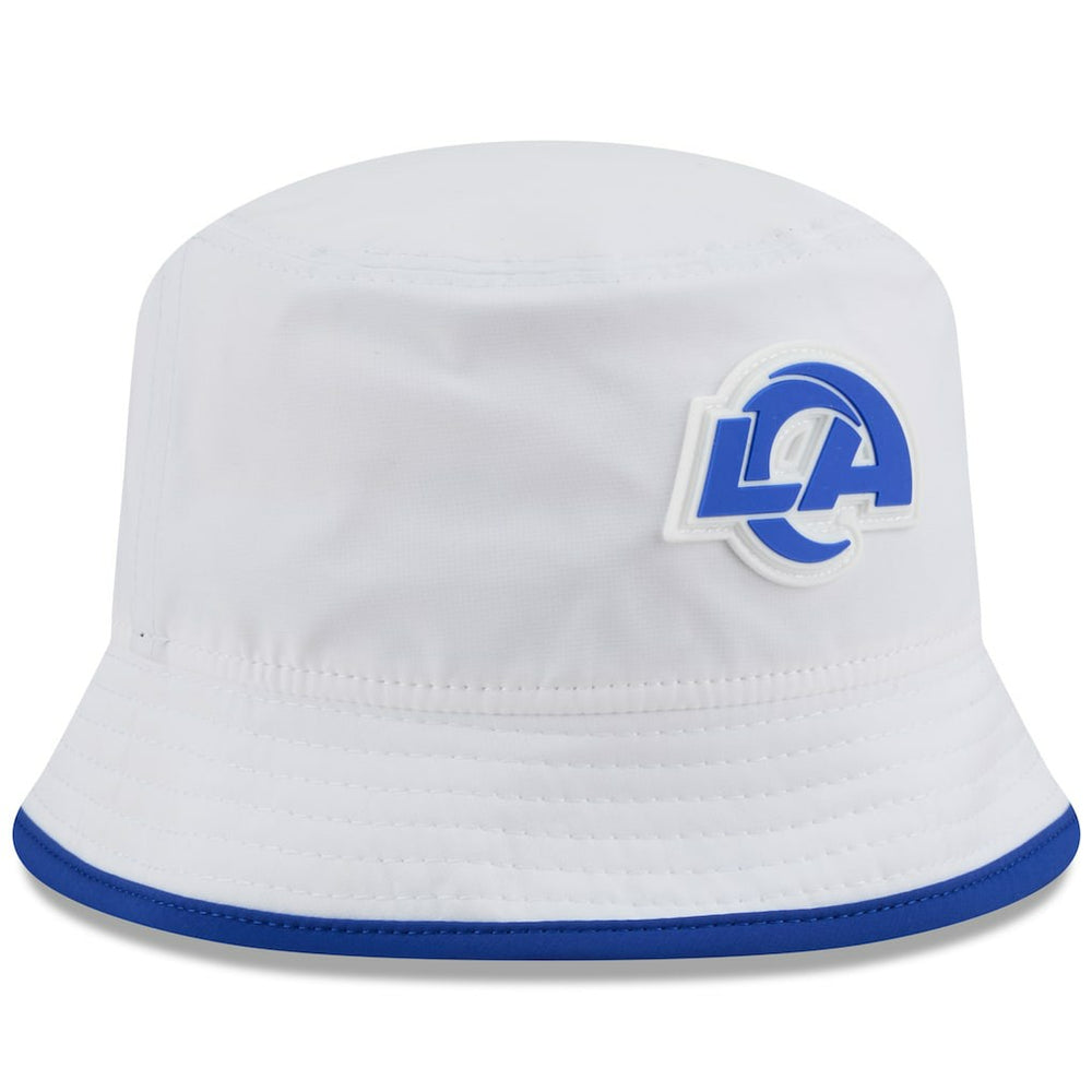 Los Angeles Rams New Era 2025 NFL Training Camp Stretch Bucket Hat White - NFL