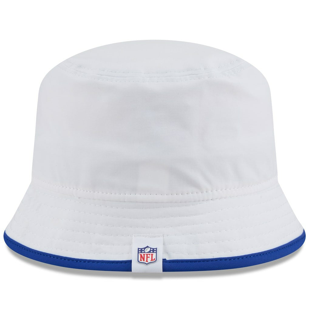 Los Angeles Rams New Era 2025 NFL Training Camp Stretch Bucket Hat White - NFL