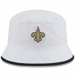 New Orleans Saints New Era 2025 NFL Training Camp Stretch Bucket Hat White - NFL