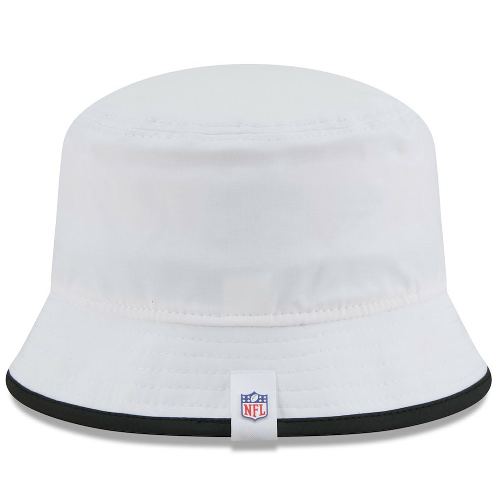 New Orleans Saints New Era 2025 NFL Training Camp Stretch Bucket Hat White - NFL