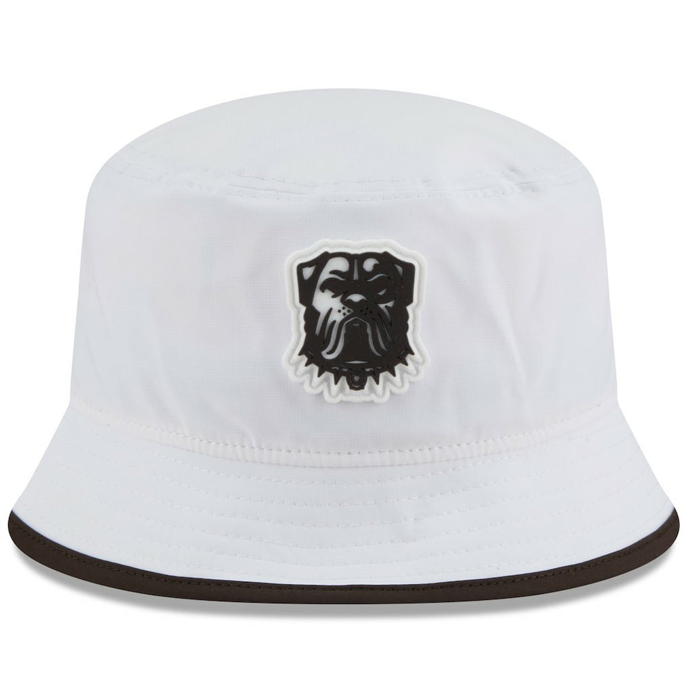 Cleveland Browns New Era 2025 NFL Training Camp Stretch Bucket Hat White - NFL