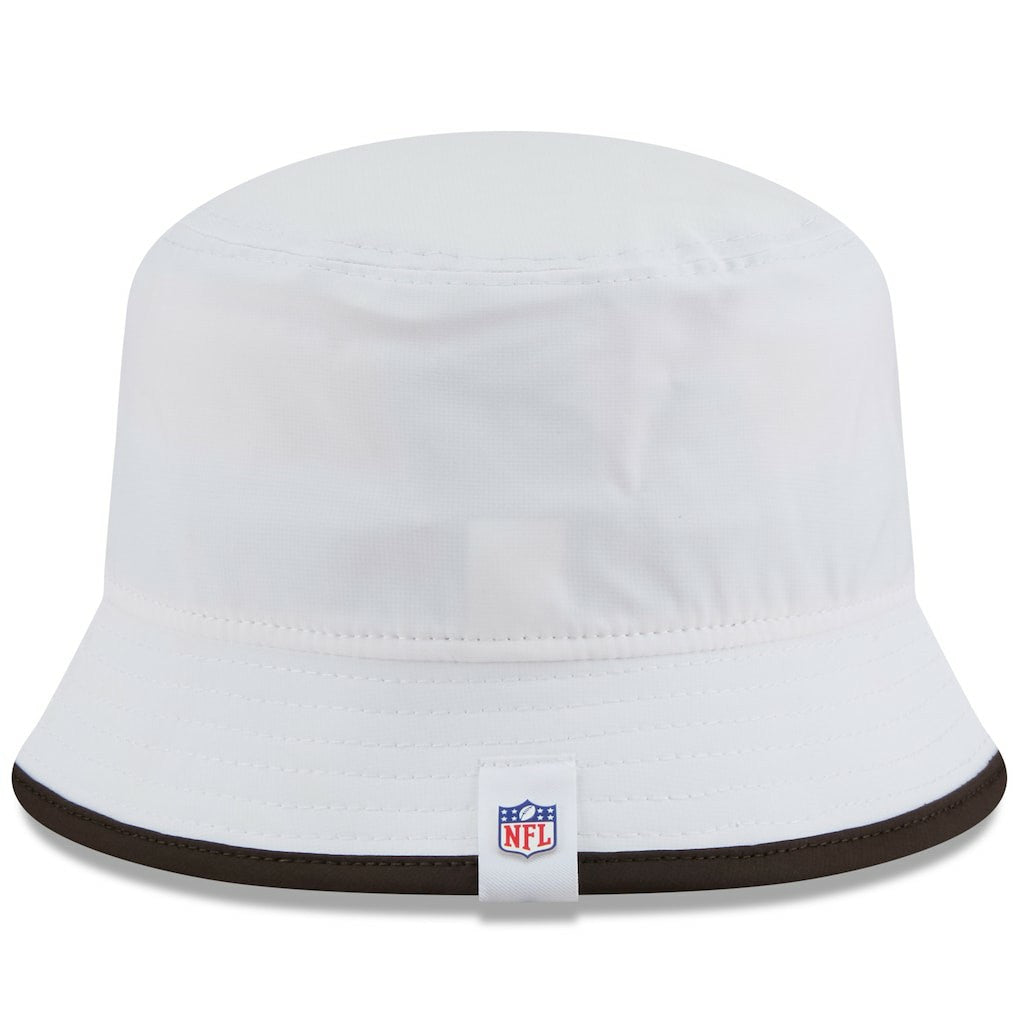 Cleveland Browns New Era 2025 NFL Training Camp Stretch Bucket Hat White - NFL