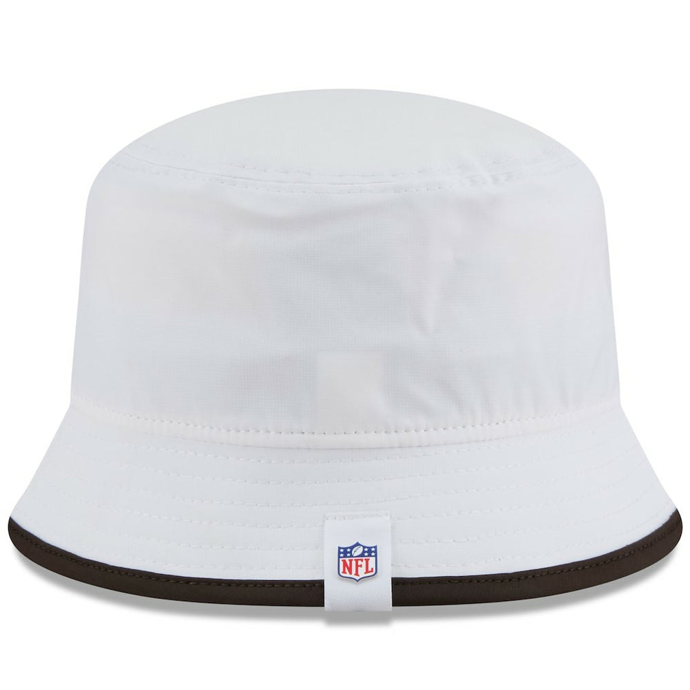 Cleveland Browns New Era 2025 NFL Training Camp Stretch Bucket Hat White - NFL