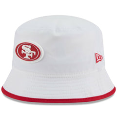 San Francisco 49ers New Era 2025 NFL Training Camp Stretch Bucket Hat White - NFL
