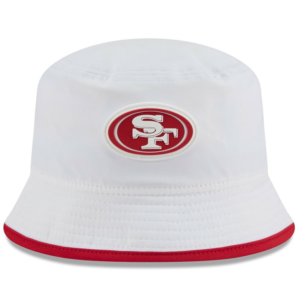 San Francisco 49ers New Era 2025 NFL Training Camp Stretch Bucket Hat White - NFL