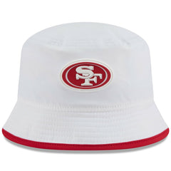 San Francisco 49ers New Era 2025 NFL Training Camp Stretch Bucket Hat White - NFL