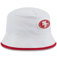 San Francisco 49ers New Era 2025 NFL Training Camp Stretch Bucket Hat White - NFL