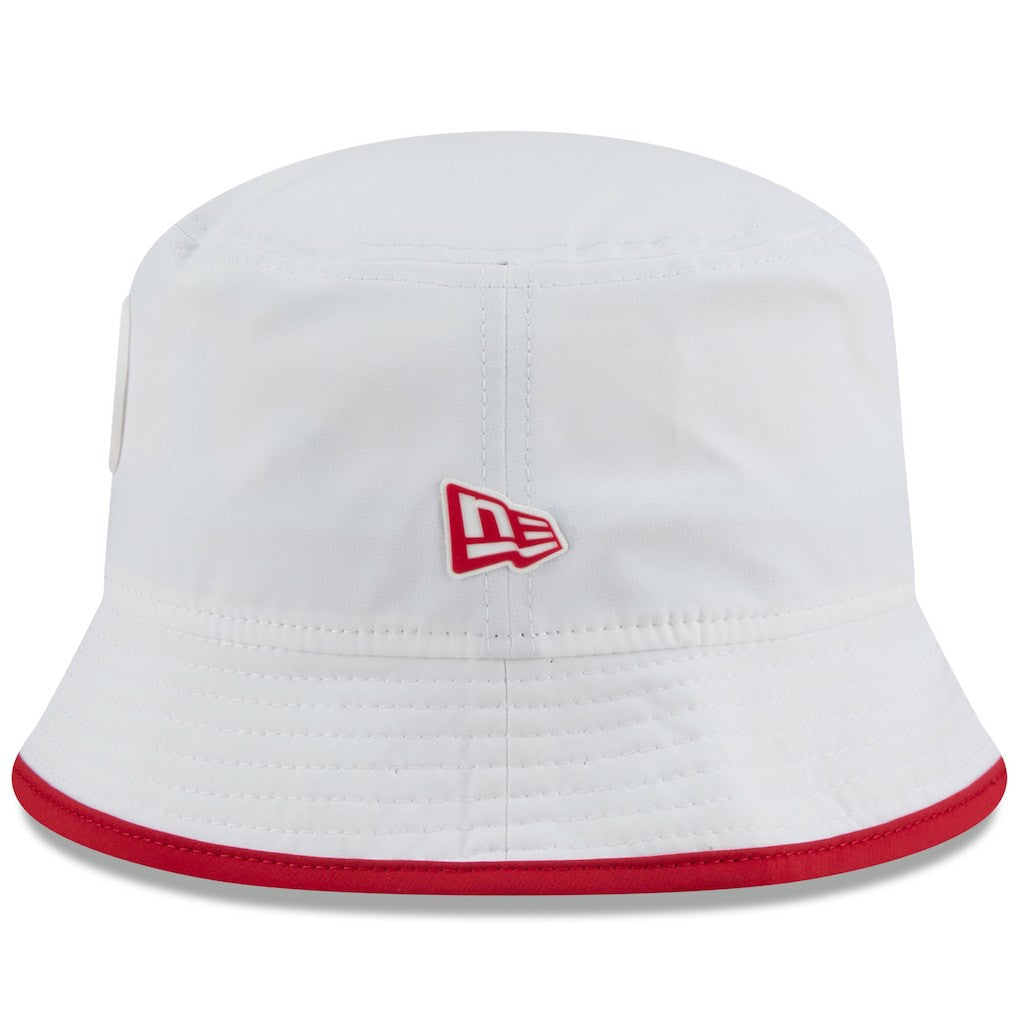 San Francisco 49ers New Era 2025 NFL Training Camp Stretch Bucket Hat White - NFL