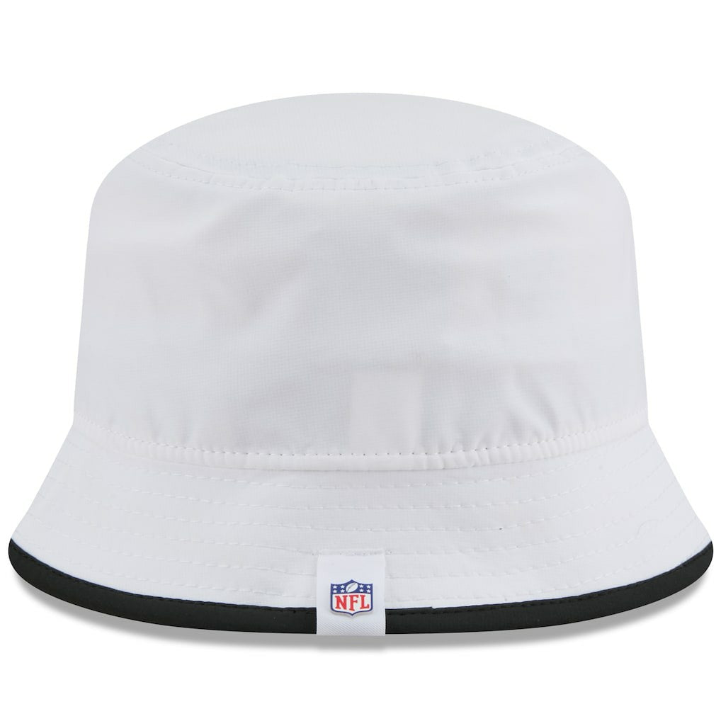 Pittsburgh Steelers New Era 2025 NFL Training Camp Stretch Bucket Hat White - NFL