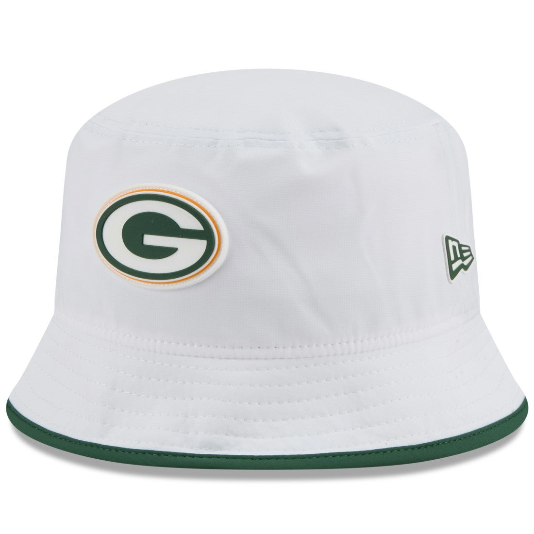 Green Bay Packers New Era 2025 NFL Training Camp Stretch Bucket Hat White - NFL