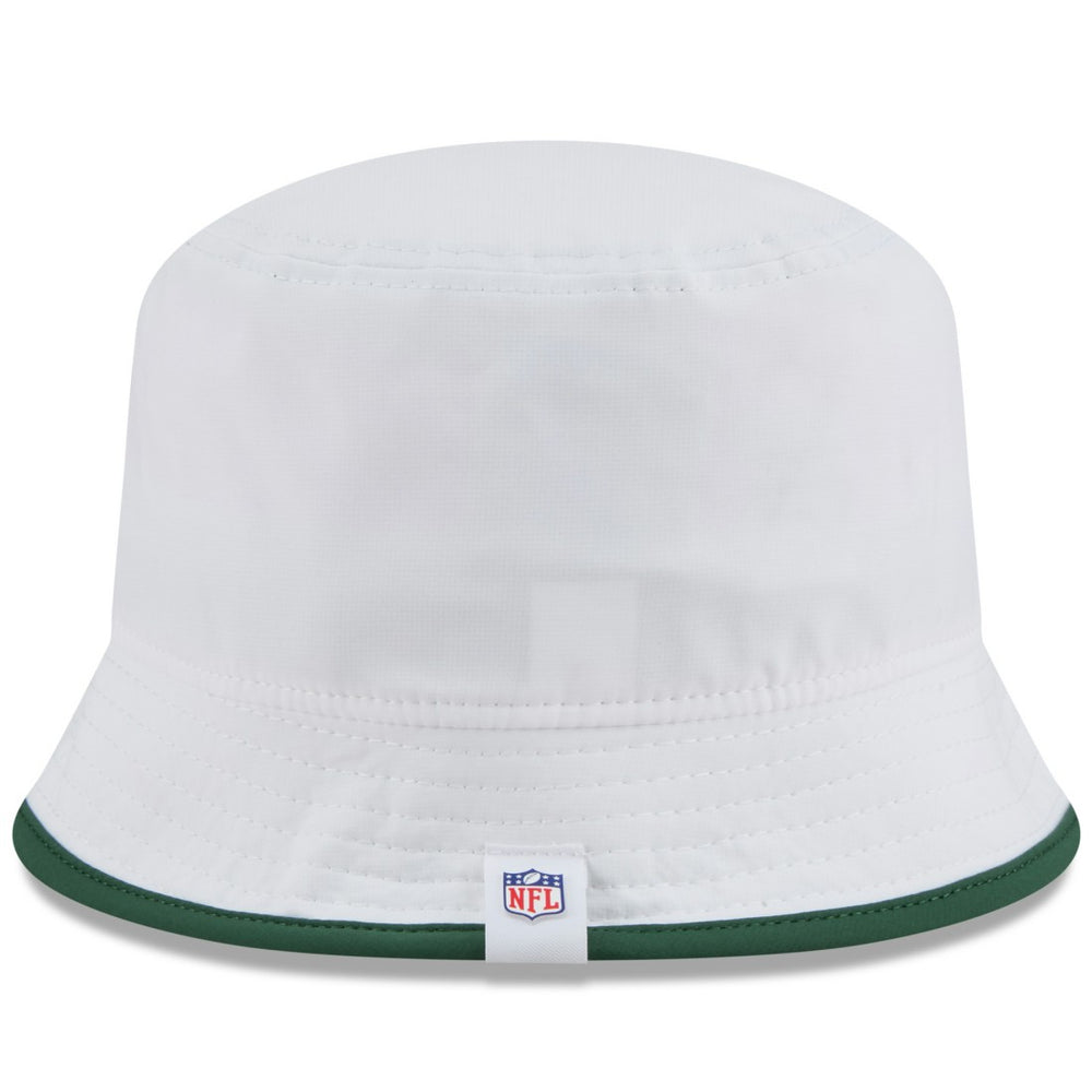 Green Bay Packers New Era 2025 NFL Training Camp Stretch Bucket Hat White - NFL
