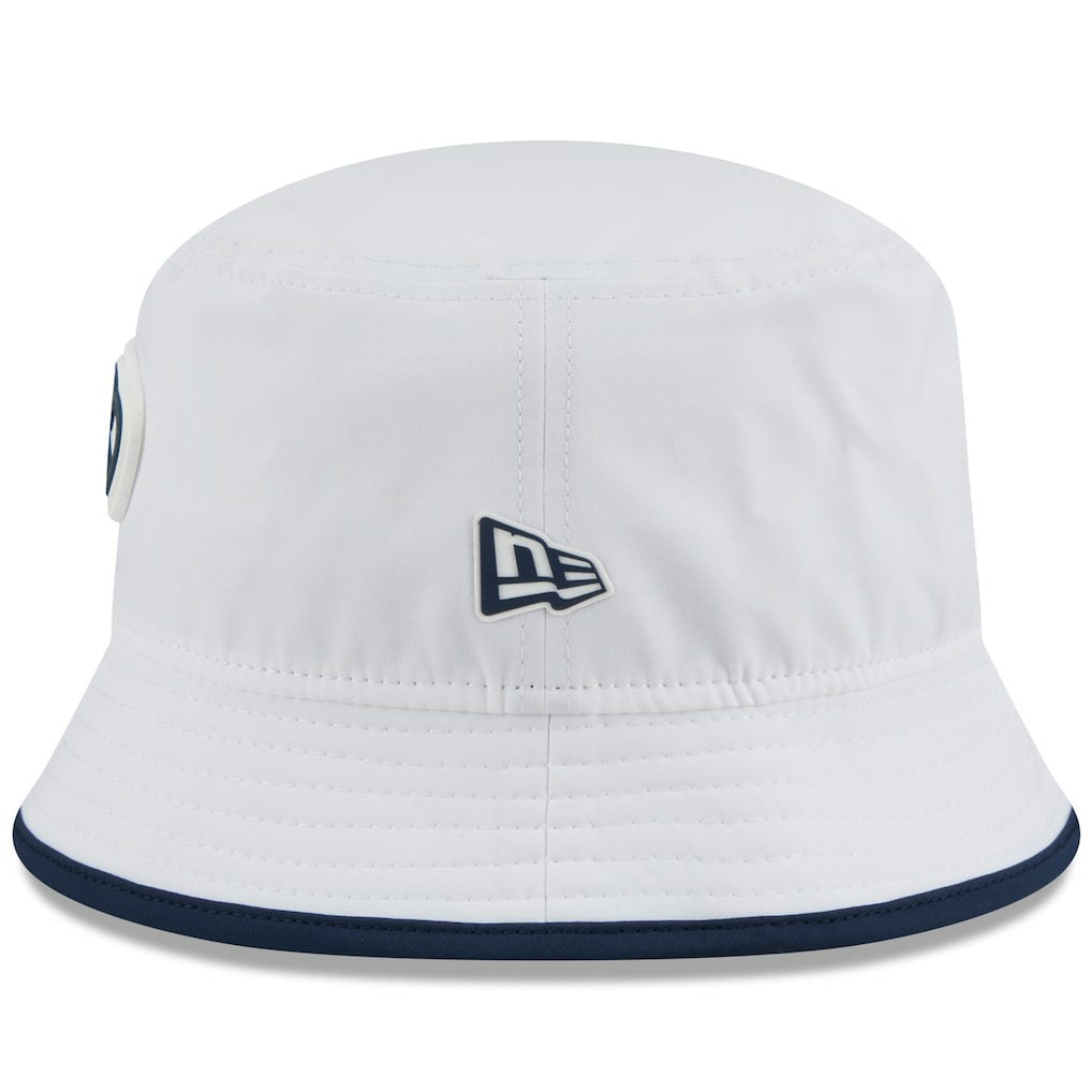 Seattle Seahawks New Era 2025 NFL Training Camp Stretch Bucket Hat White - NFL