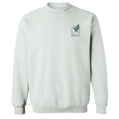 Mexico National Team Vive La Fete Women's Impressions Artwork Pullover Sweatshirt - White