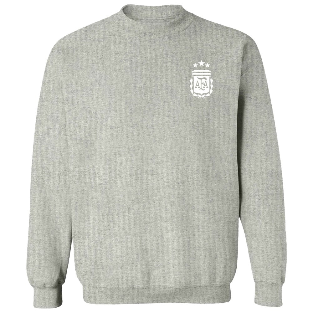Argentina National Team Vive La Fete Women's Impressions Artwork Pullover Sweatshirt - Gray