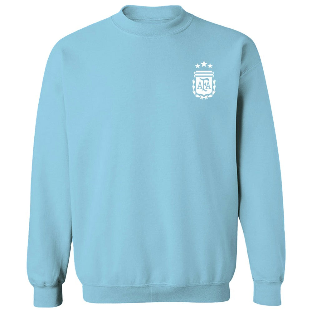 Argentina National Team Vive La Fete Women's Impressions Artwork Pullover Sweatshirt - Light Blue