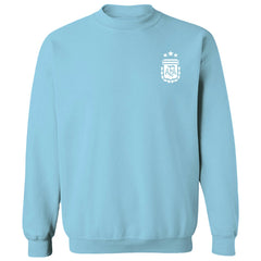 Argentina National Team Vive La Fete Women's Impressions Artwork Pullover Sweatshirt - Light Blue