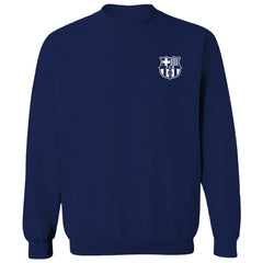 Barcelona Vive La Fete Women's Impressions Artwork Pullover Sweatshirt - Navy