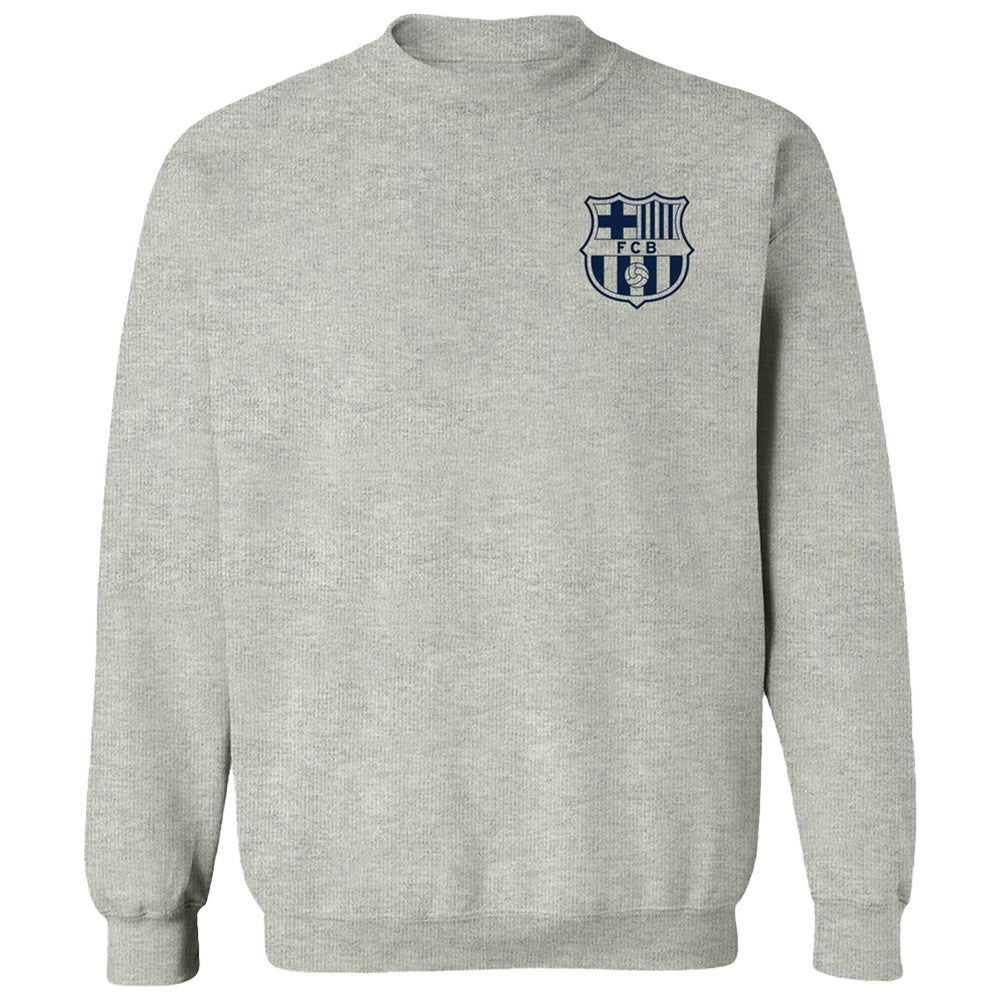 Barcelona Vive La Fete Women's Impressions Artwork Pullover Sweatshirt - Gray