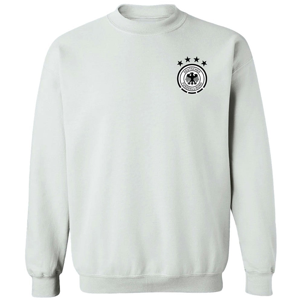 Germany National Team Vive La Fete Women's Impressions Artwork Pullover Sweatshirt - White