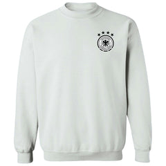 Germany National Team Vive La Fete Women's Impressions Artwork Pullover Sweatshirt - White