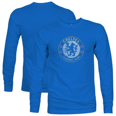 Chelsea 1863FC Color Badge Long Sleeve T-Shirts - Blue