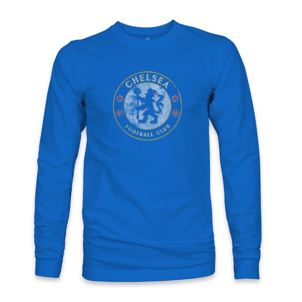 Chelsea 1863FC Color Badge Long Sleeve T-Shirts - Blue