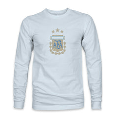 Argentina National Team 1863FC Color Badge Long Sleeve T-Shirts - Light Blue